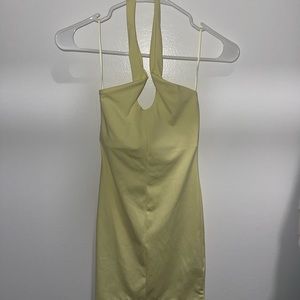 Lime green dress